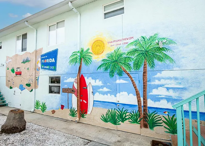 2bd 2ba Sunview 6 2mins To Beachpool! *